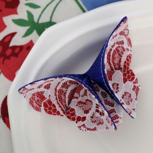 How to make a butterfly of a fabric