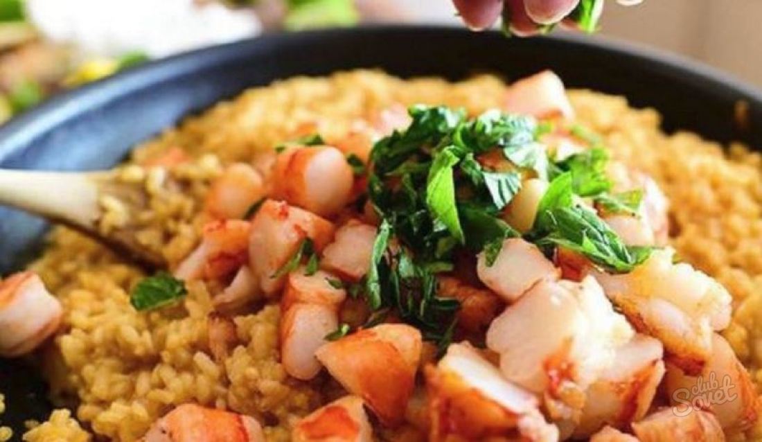 Risotto with seafood - recipe