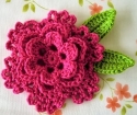 Como tricotar flores de crochê