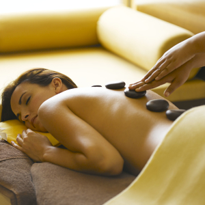 Fotografia de Stock Pedras quentes de massagem