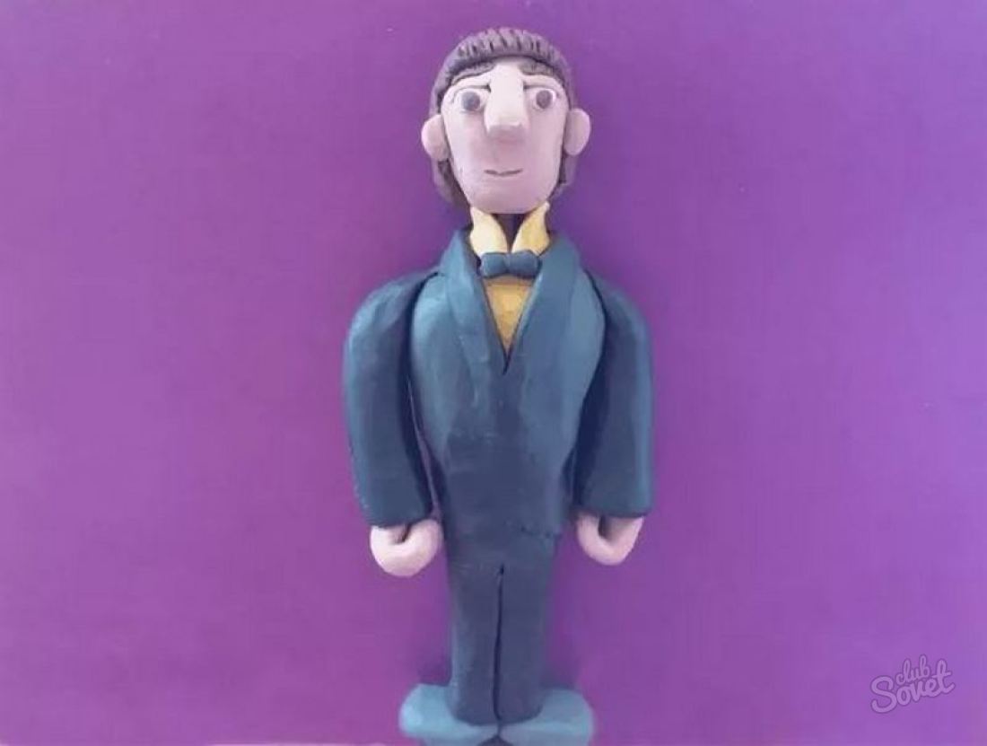 How to make a person from plasticine?