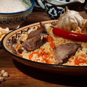 Cara memasak uzbek pilaf