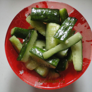 Cucumbers Plátky pro zimní recepty