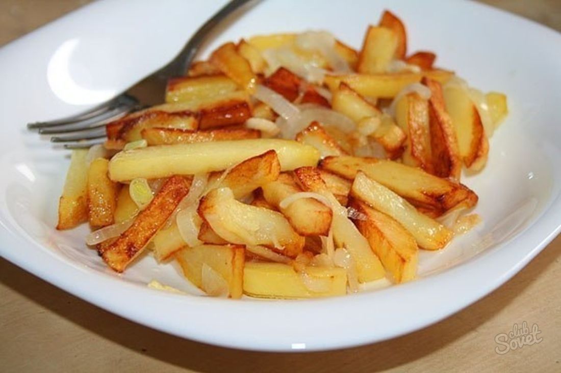 Как пожарить вкусно картошку