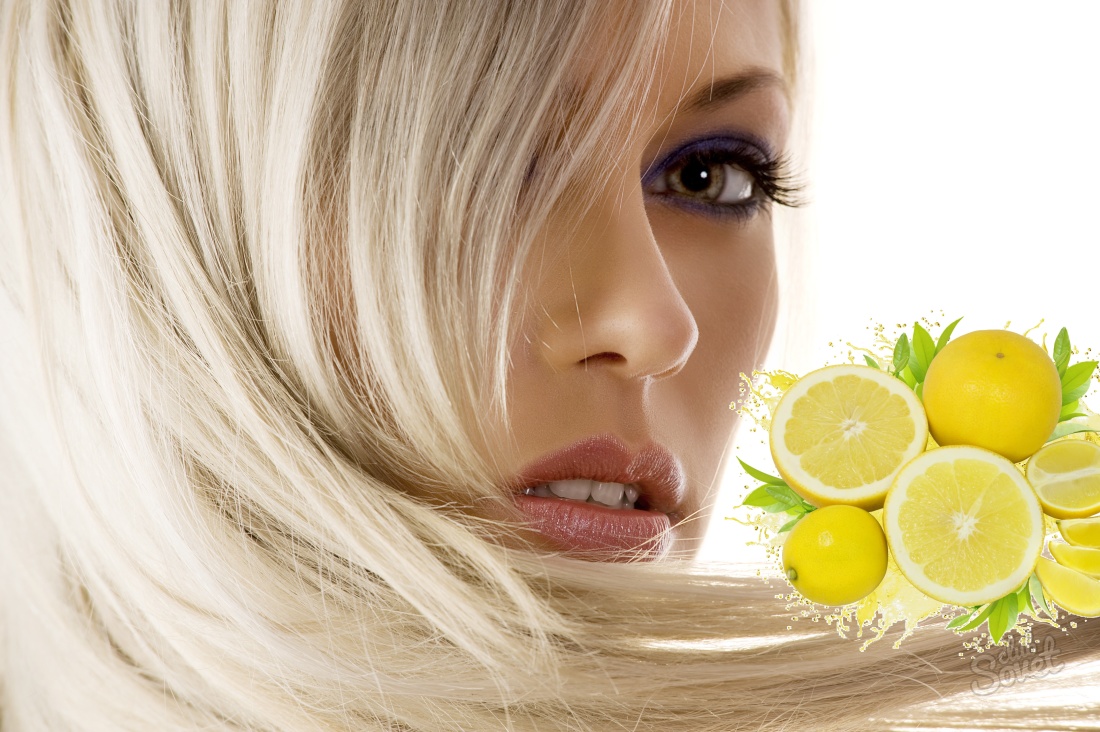 Citron för lättare hår