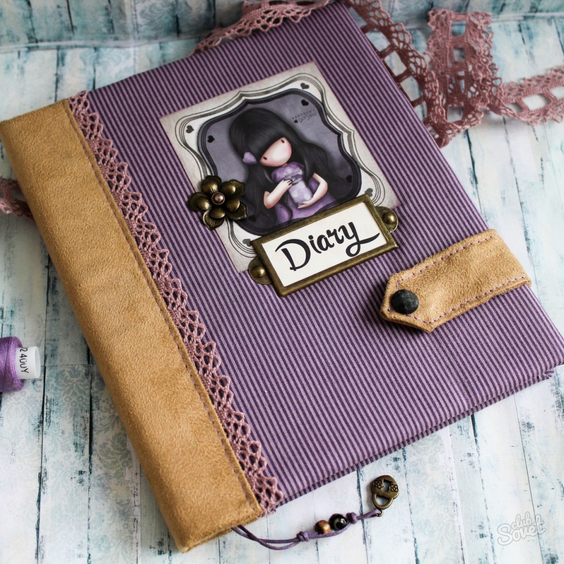 How to decorate a personal diary