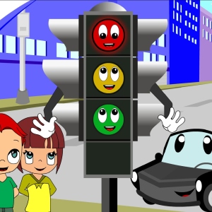 Bagaimana cara membuat lampu lalu lintas untuk taman kanak-kanak?