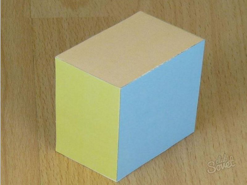How to make parallelpiped paper