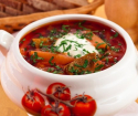 How to cook borsch with beans