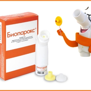 Bioparox, გამოყენების ინსტრუქციები