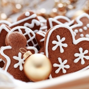 Фото как приготовить новогоднее имбирное печенье?