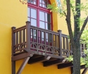 Cara membuat balkon kayu
