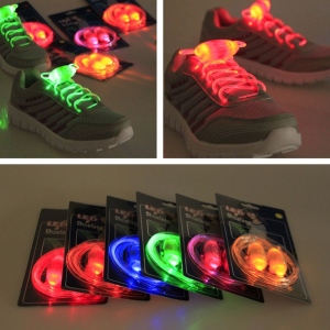 Photo how to make glowing shoelaces