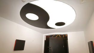 How to make a mounted ceiling of plasterboard