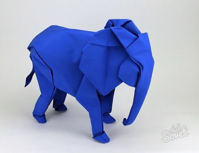 Как сделать слона из бумаги?