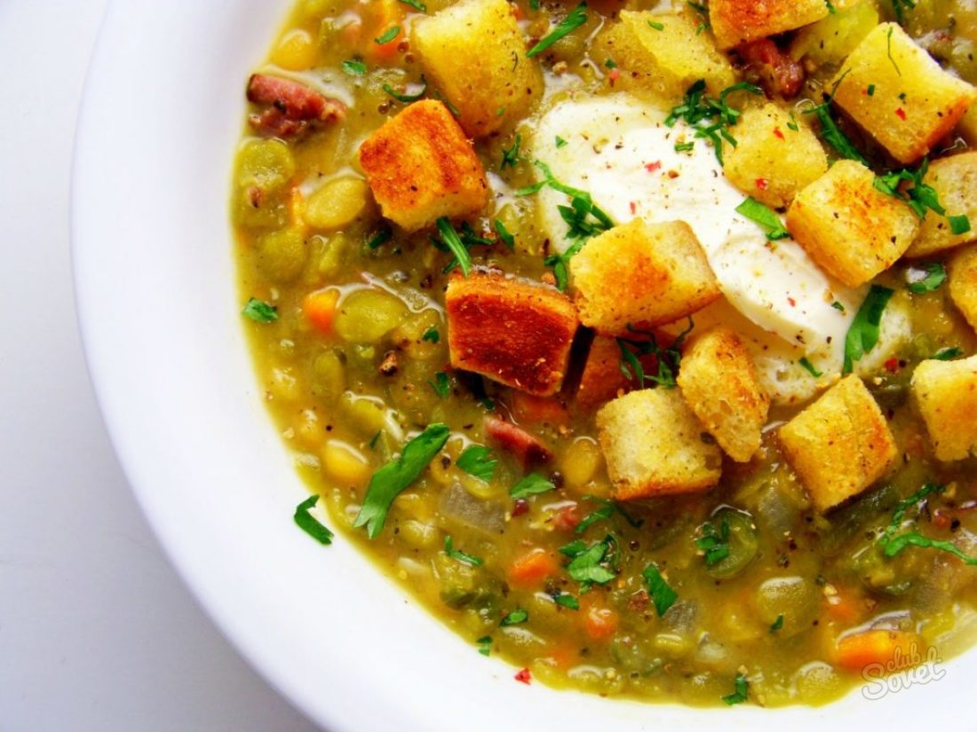 چگونه به طبخ سوپ نخود با دنده دودی