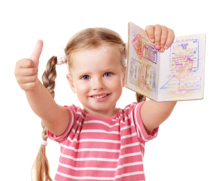 Kako vstopiti otroka v potni list