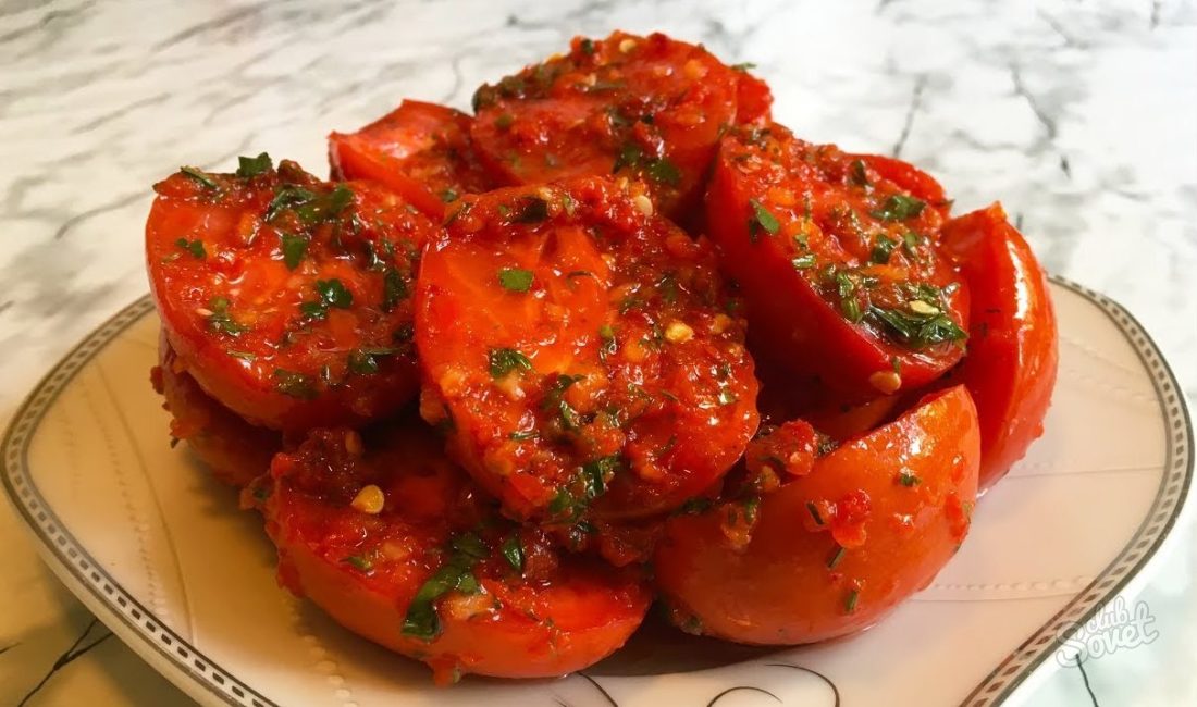 کره ای گوجه فرنگی در این دستور غذایی خوشمزه ترین