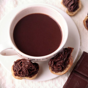 Fotografia de Stock Como cozinhar chocolate quente
