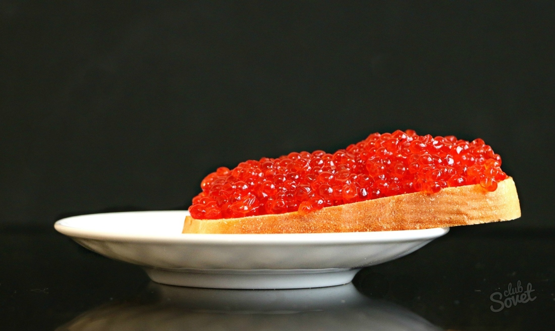 Comment déterminer l'authenticité du caviar rouge