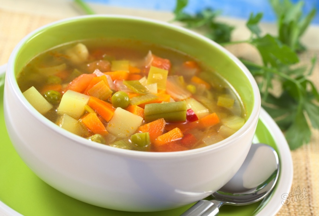 Zuppe di verdure per la perdita di peso