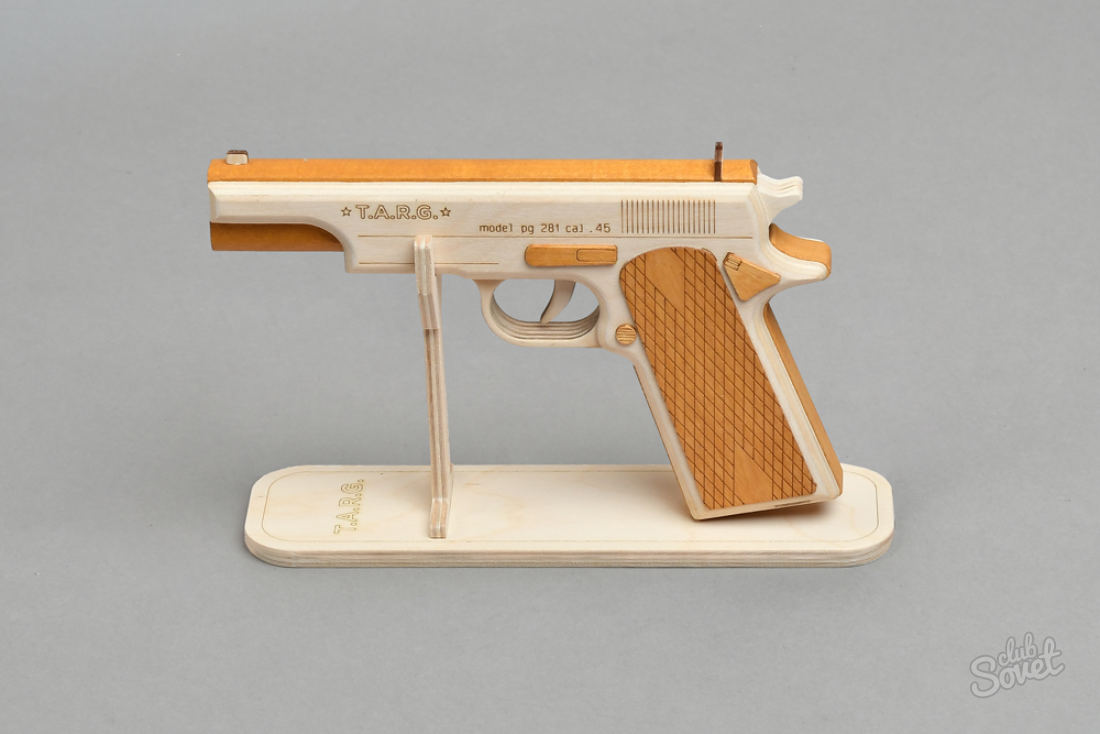 How to make a gun made of wood?