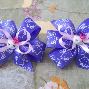 Photo how to make a bow of ribbon