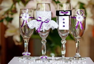 Como decorar óculos para um casamento