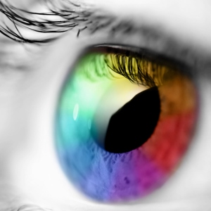 Stock foto barevné oční čočky s aliexpress