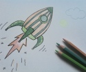 Come disegnare un razzo