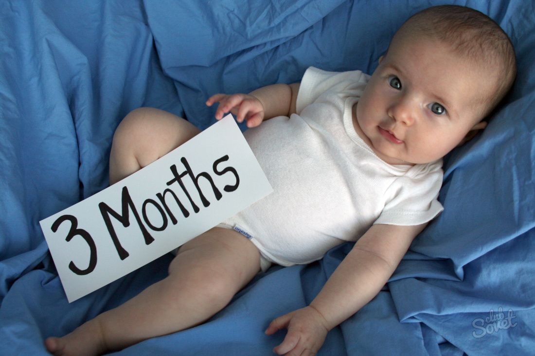 O que uma criança deve ser capaz de 3 meses