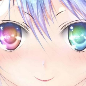 Foto cara menggambar mata anime?
