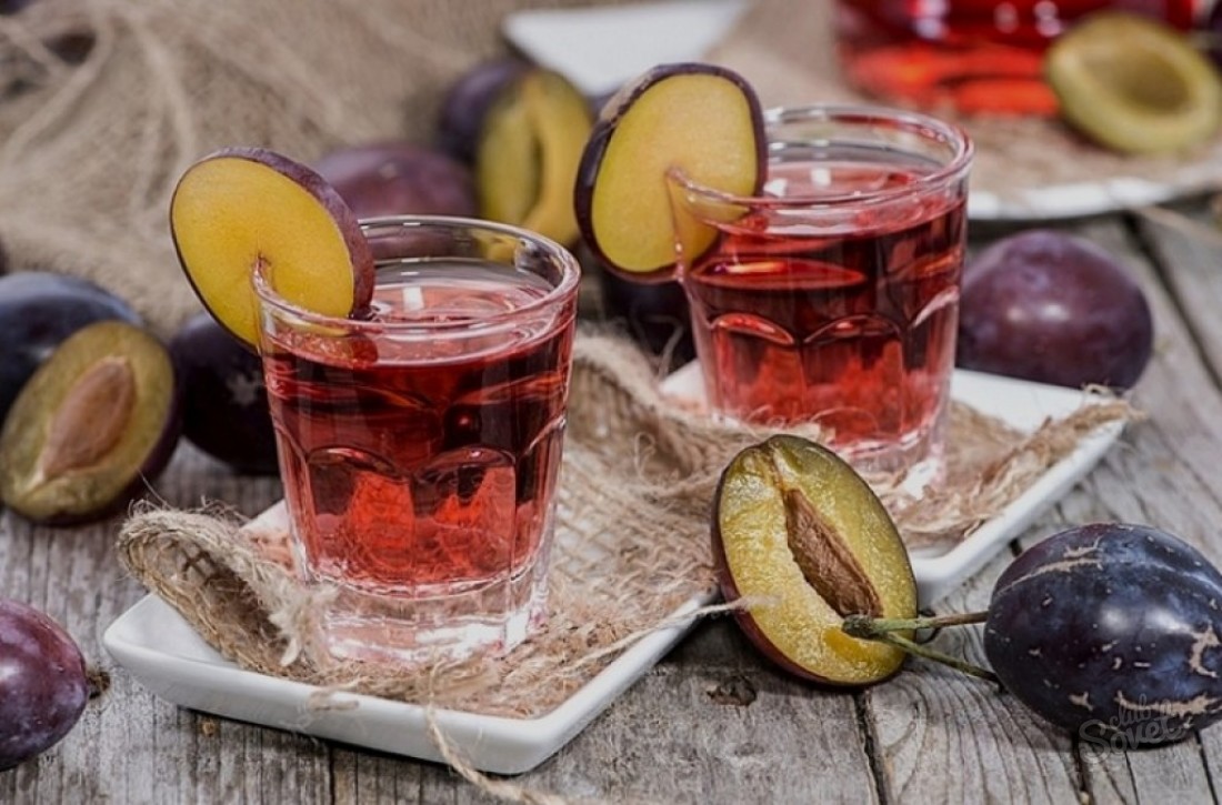 How to make a plum-based liquor at home?