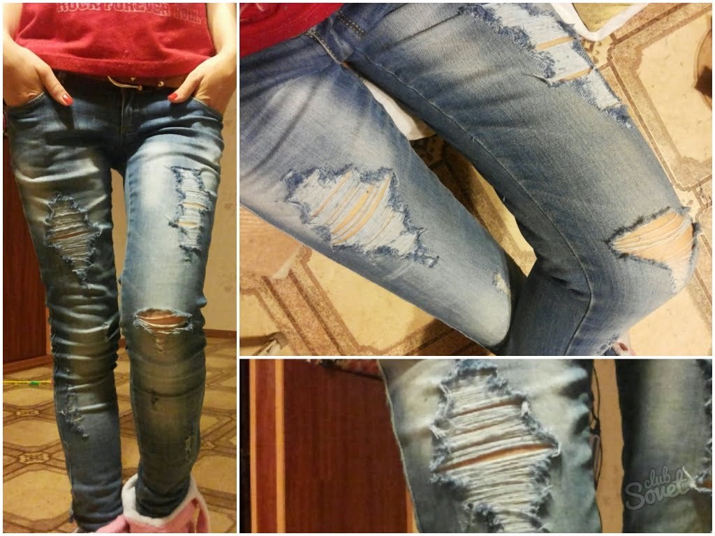 Wie man Ripping Jeans selbst herstellt