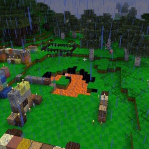 Cum de a găsi un sat în Minecraft
