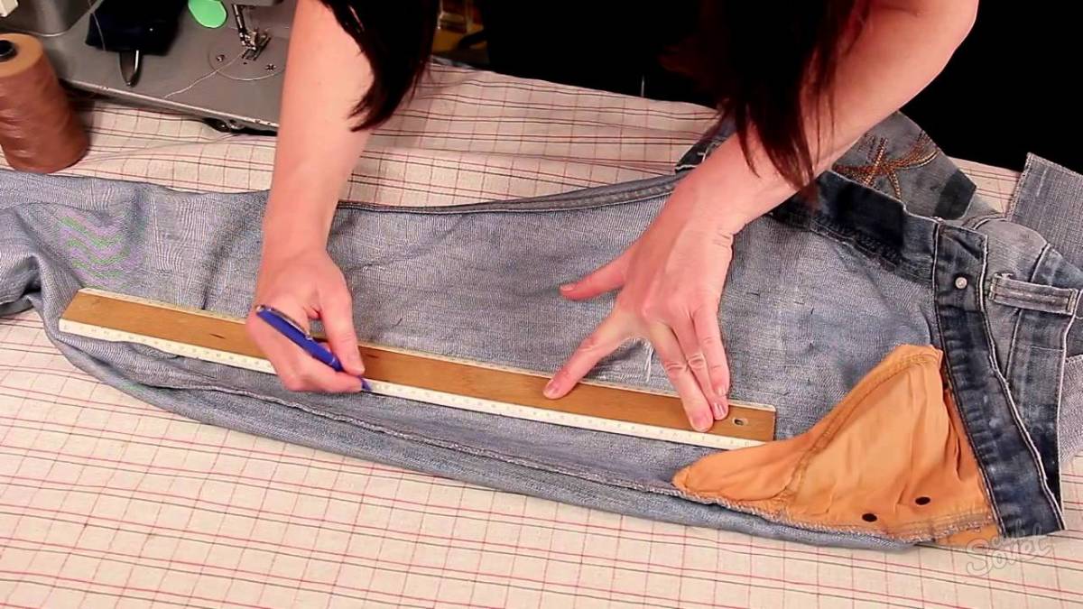 How to sew jeans