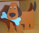 How to make a dog from paper?