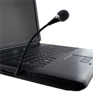 Foto Como encontrar um microfone embutido em um laptop
