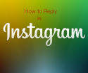 How to answer in instagram