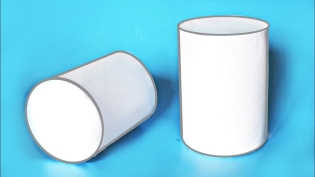 So erstellen Sie einen Zylinder aus Papier