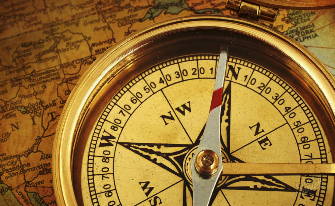 Wie ein Kompass verwenden - Anweisung