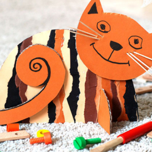 DIY hantverk från papper för barn