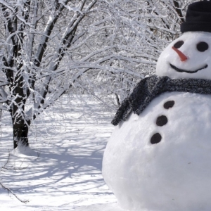 How to make a snowman made of bulk paper