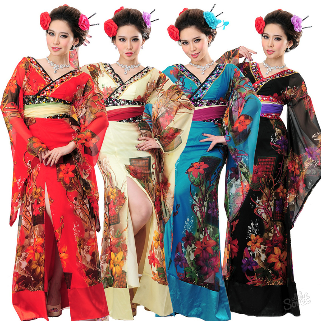 Kimono'yu dikmek için nasıl