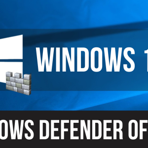Photo Windows Defender - How to Disable
