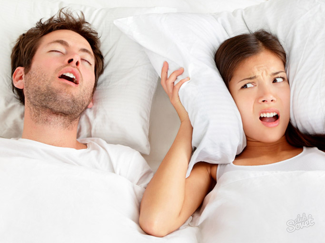 How to get rid of snoring a man