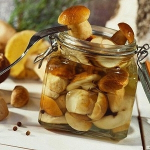 Stock Foto How to pickle mushrooms