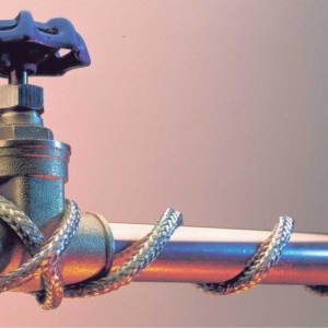 Photo how to insulate water pipe