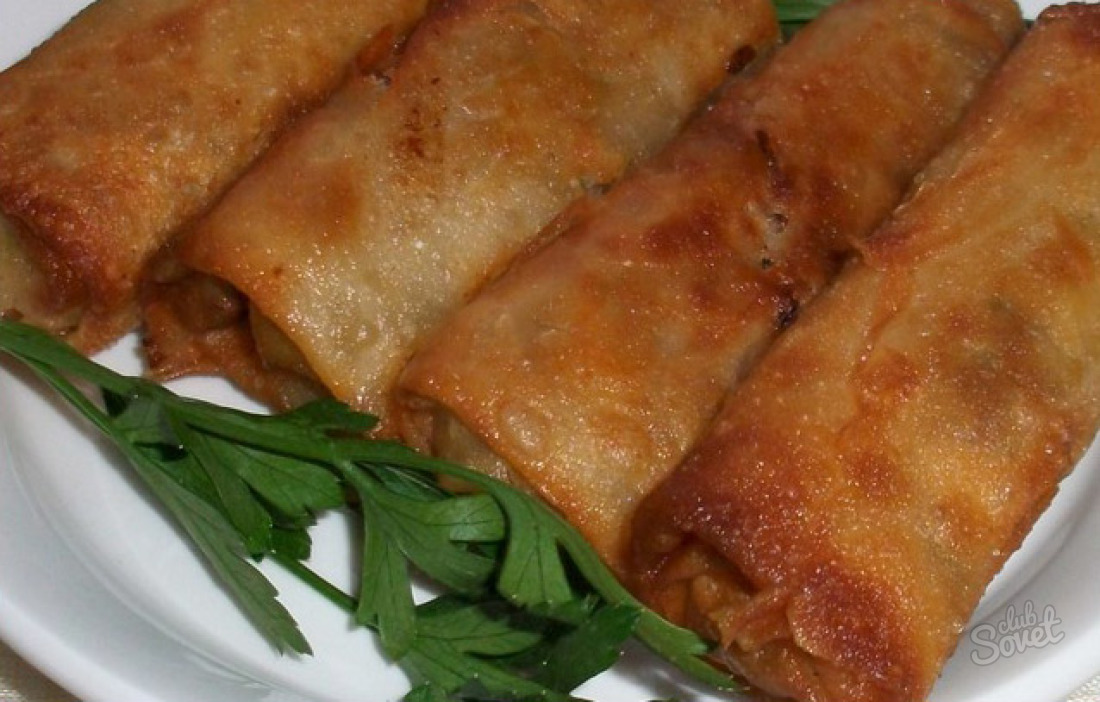 Fried paws with filling