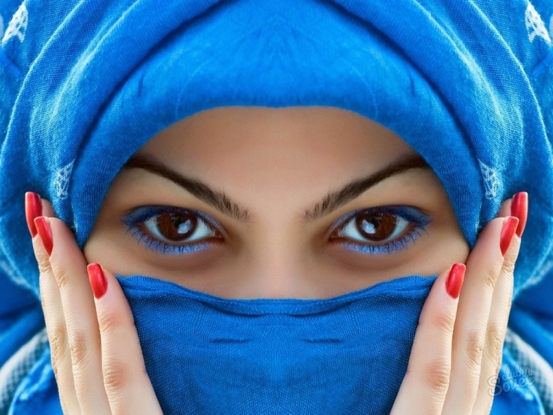 Hogyan kell kötni a hijab-t
